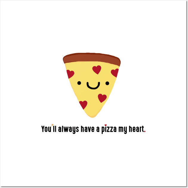 Pizza My Heart Wall Art by staceyromanart